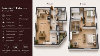 Prodej bytu 3+kk v osobním vlastnictví 76 m², Lichoceves