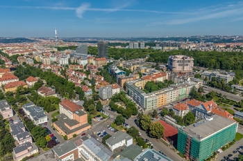 Okolí 1 - Prodej bytu 2+kk v osobním vlastnictví 43 m², Praha 3 - Vinohrady