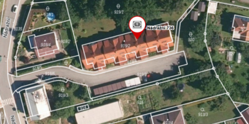 letecký snímek - Prodej bytu 4+kk v osobním vlastnictví 84 m², Netolice