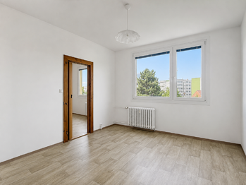 Pokoj s kuchyňským koutem - Prodej bytu 1+1 v družstevním vlastnictví 34 m², Čížkovice