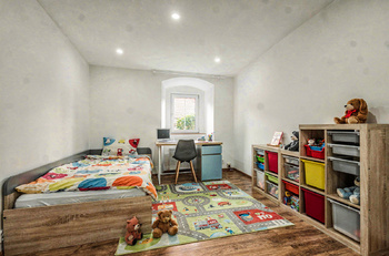 Vizualizace pokoje - Prodej bytu 3+kk v osobním vlastnictví 61 m², Dobročovice