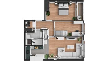 Prodej bytu 3+kk v osobním vlastnictví 65 m², Praha 10 - Horní Měcholupy