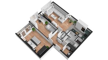 Prodej bytu 3+kk v osobním vlastnictví 65 m², Praha 10 - Horní Měcholupy