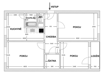 Prodej bytu 3+1 v osobním vlastnictví 72 m², Mohelnice