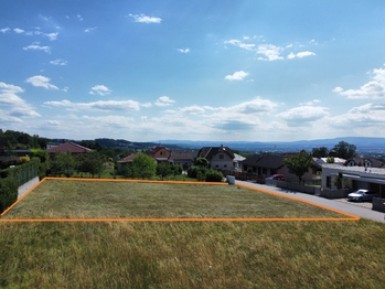 pozemek- pohled od severu - Prodej pozemku 818 m², Adamov