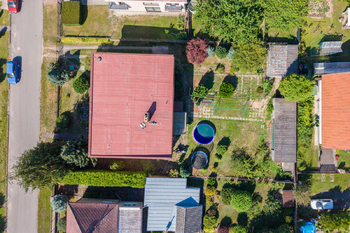 Letecký snímek nemovitosti - Prodej domu 234 m², Týnec nad Labem