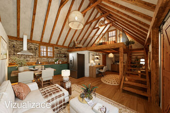 stodola - Prodej domu 250 m², Postupice