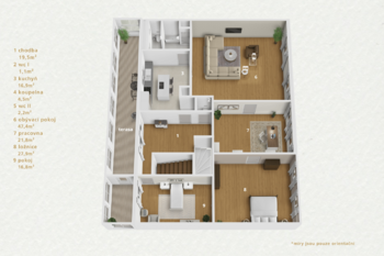 Prodej bytu 4+1 v osobním vlastnictví 158 m², Horní Slavkov