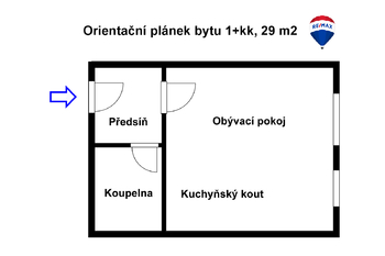 Pronájem bytu 1+kk v osobním vlastnictví 29 m², České Budějovice