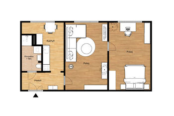 Pronájem bytu 2+1 v družstevním vlastnictví 59 m², Rokycany