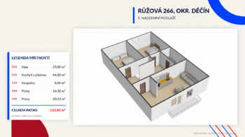 Prodej ubytovacího zařízení 490 m², Růžová