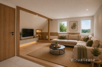 3NP vizualizace - Prodej domu 621 m², Trutnov
