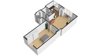 Pronájem bytu 2+kk v osobním vlastnictví 52 m², Praha 6 - Břevnov