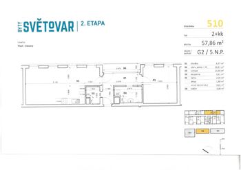 Pronájem bytu 2+kk v osobním vlastnictví 63 m², Plzeň
