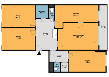 Prodej bytu 4+1 v osobním vlastnictví 92 m², Český Brod