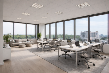 Vizualizace - Pronájem kancelářských prostor 42 m², Praha 3 - Vinohrady