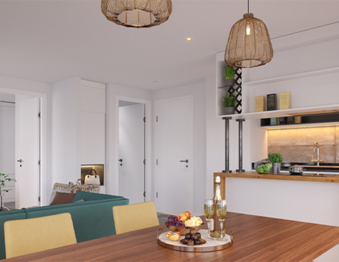 Prodej bytu 2+kk v osobním vlastnictví 51 m², Gaziveren