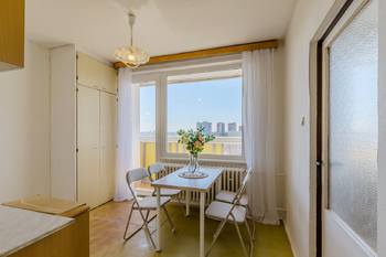 Kuchyň - Prodej bytu 1+1 v osobním vlastnictví 47 m², Praha 10 - Malešice