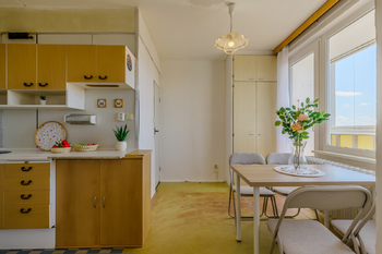 Kuchyň - Prodej bytu 1+1 v osobním vlastnictví 47 m², Praha 10 - Malešice