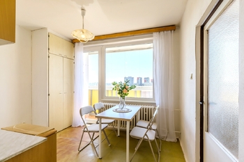 Kuchyň - Prodej bytu 1+1 v osobním vlastnictví 47 m², Praha 10 - Malešice