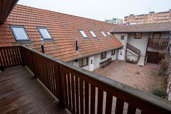 Balkón-společný - Pronájem bytu 1+kk v osobním vlastnictví 28 m², Brno