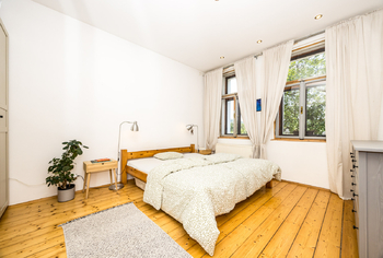 Ložnice s okny ny východ - Pronájem bytu 3+1 v osobním vlastnictví 80 m², Ústí nad Labem