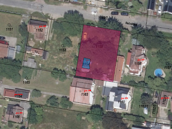 Prodej pozemku 723 m², Praha 9 - Újezd nad Lesy