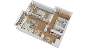 Prodej bytu 2+1 v družstevním vlastnictví 56 m², Česká Skalice