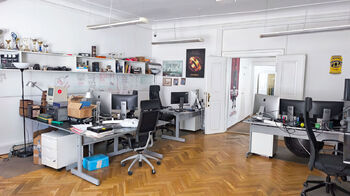 Hlavní kanceláře s výhledem do ul. Sněmovní.  - Pronájem kancelářských prostor 255 m², Praha 1 - Malá Strana