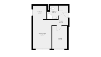 Prodej bytu 2+kk v osobním vlastnictví 41 m², Praha 4 - Michle