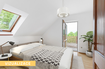 Ložnice VIZUALIZACE - Prodej domu 170 m², Hrejkovice