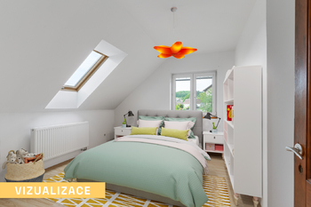 Dětský pokoj 2 VIZUALIZACE - Prodej domu 170 m², Hrejkovice