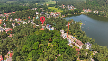 Vyznačení pozemku - Prodej pozemku 3913 m², Doksy