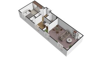 Prodej bytu 2+1 v osobním vlastnictví 57 m², Louny