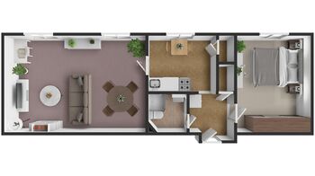 Prodej bytu 2+1 v osobním vlastnictví 57 m², Louny