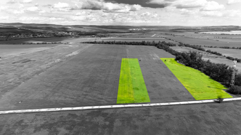 pozemky Pouzdřany s vyznačením pozemku v terénu - Prodej pozemku 31358 m², Pouzdřany