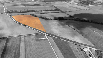 vyznačení pozemku v území - Prodej pozemku 71859 m², Strachotín