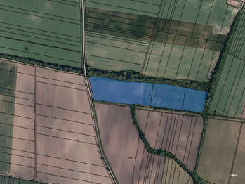letecký snímek - Prodej pozemku 72617 m², Pouzdřany