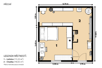 Prodej chaty / chalupy 64 m², Zdiby