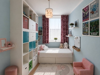 Dětský pokoj - Prodej bytu 4+kk v družstevním vlastnictví 74 m², České Budějovice