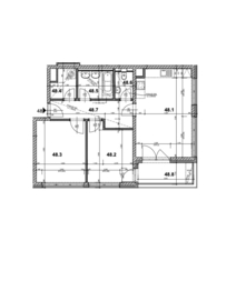 Pronájem bytu 3+kk v osobním vlastnictví 71 m², Praha 9 - Hloubětín