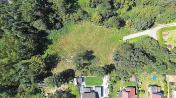 Pohled na pozemek - Prodej pozemku 3238 m², Mukařov