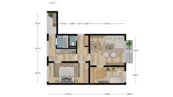 Prodej bytu 3+1 v osobním vlastnictví 56 m², Pardubice