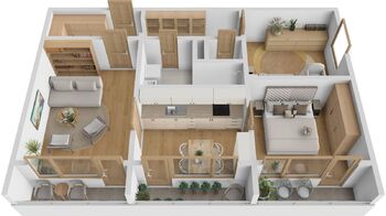 Prodej bytu 3+1 v osobním vlastnictví 60 m², Ústí nad Labem