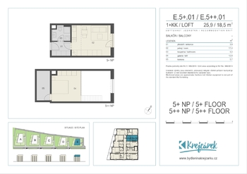 Prodej bytu 2+kk v osobním vlastnictví 45 m², Praha 9 - Libeň