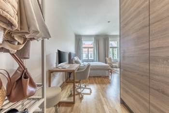 Zádveří - Prodej bytu 1+kk v osobním vlastnictví 36 m², Praha 8 - Karlín
