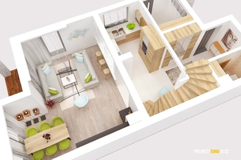 Rodinný dům na klíč, Řícmanice - Prodej domu 123 m², Řícmanice