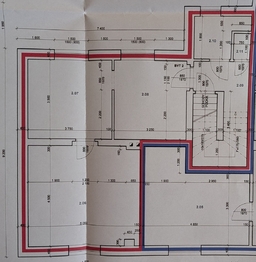 Půdorys 2 NP - Prodej domu 239 m², Humpolec