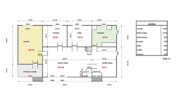 Prodej chaty / chalupy 53 m², Nový Vestec