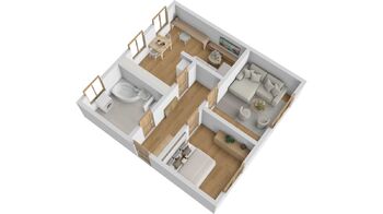 Prodej bytu 3+kk v osobním vlastnictví 57 m², Vikantice